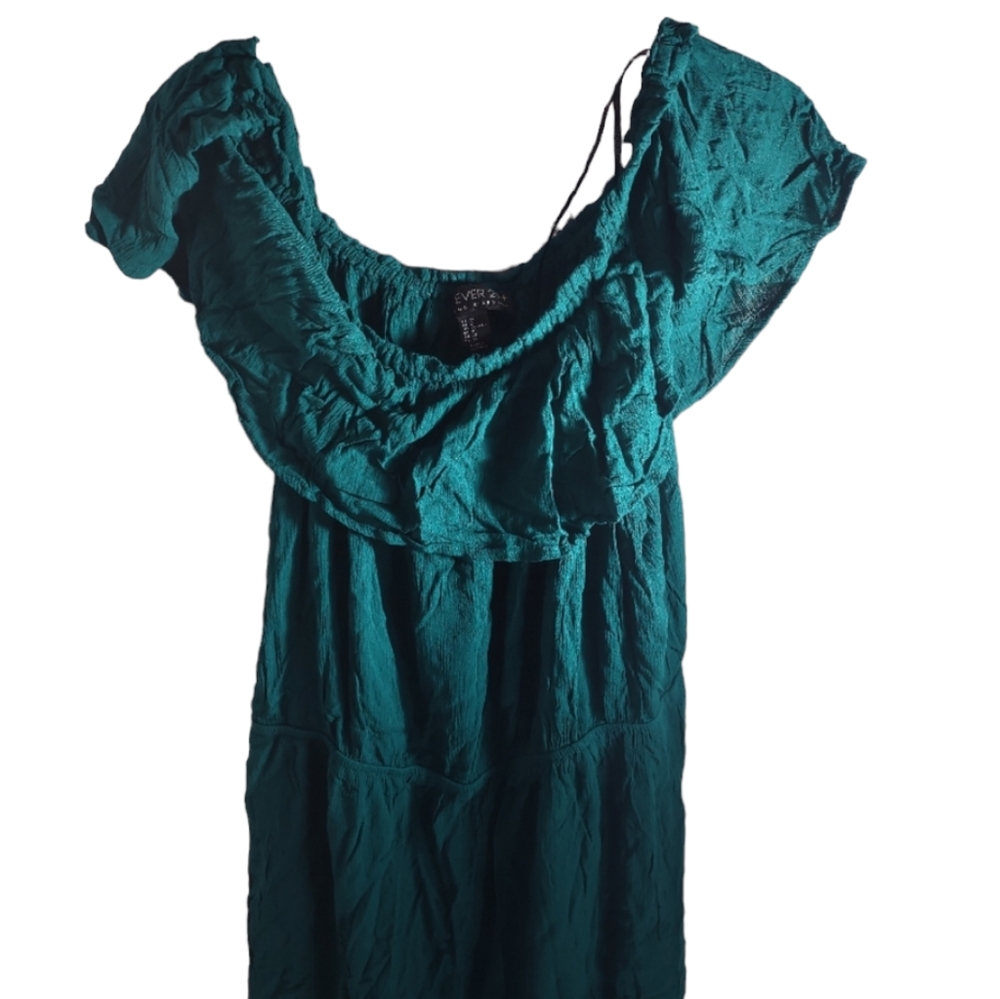 Forever 21 Turquoise Summer Top